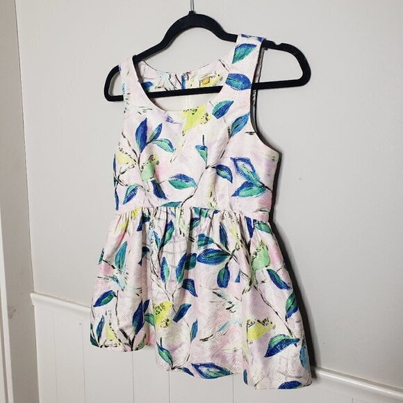 Anthropologie Tops - LEIFSTOTTIR Anthropologie Brocade Bird Peplum Top